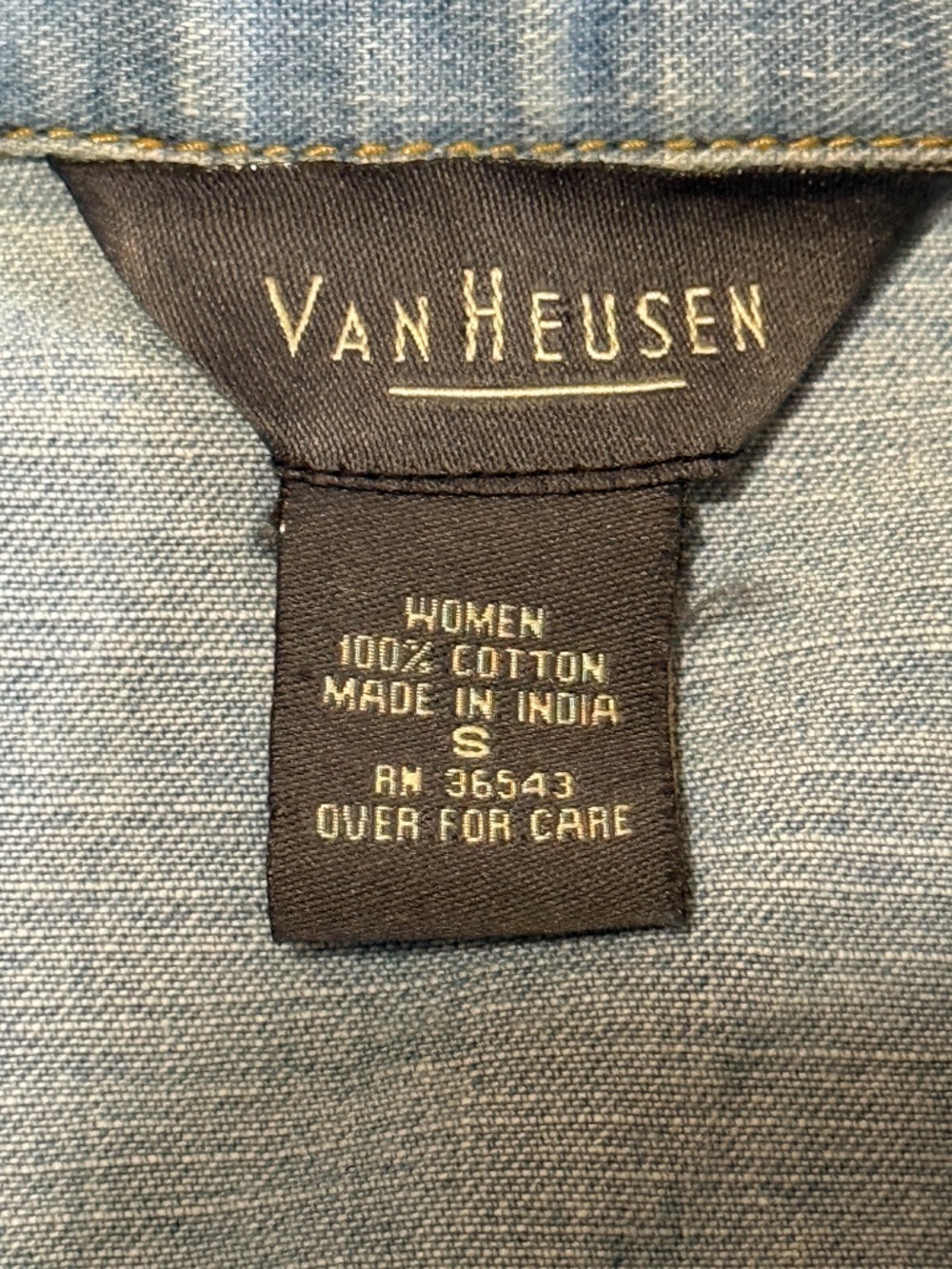 Vintage Van Heusen Jean Jacket size Small - Picture 6 of 11